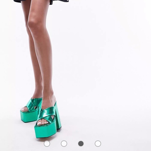 Top Shop Green Metallic - Picture 2 of 6